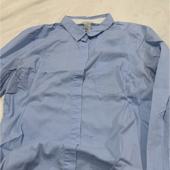 Blue button down - Picture 2 of 3